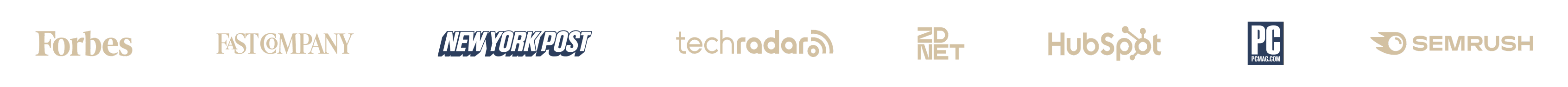 Featured in Forbes, FastCompany, New York Post, TechRadar, ZDNet, HubSpot, PCMag, Semrush